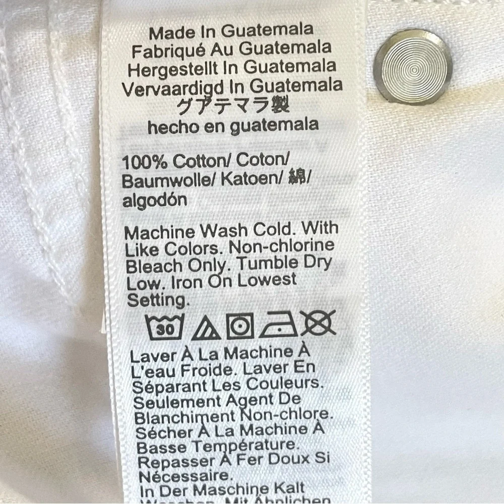 NWT J. Crew Slouchy Boyfriend Jean White 26 Petite
